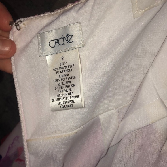 Cache mermaid style prom dress, size 2 - Picture 5 of 7